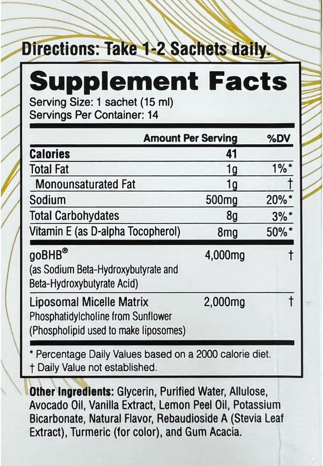 LET GO - Tangy Citrus BHB Ketone Gel | Exogenous Ketones Supplement for Energy & Focus | Caffeine-Free | Keto Electrolytes [14 Pack]