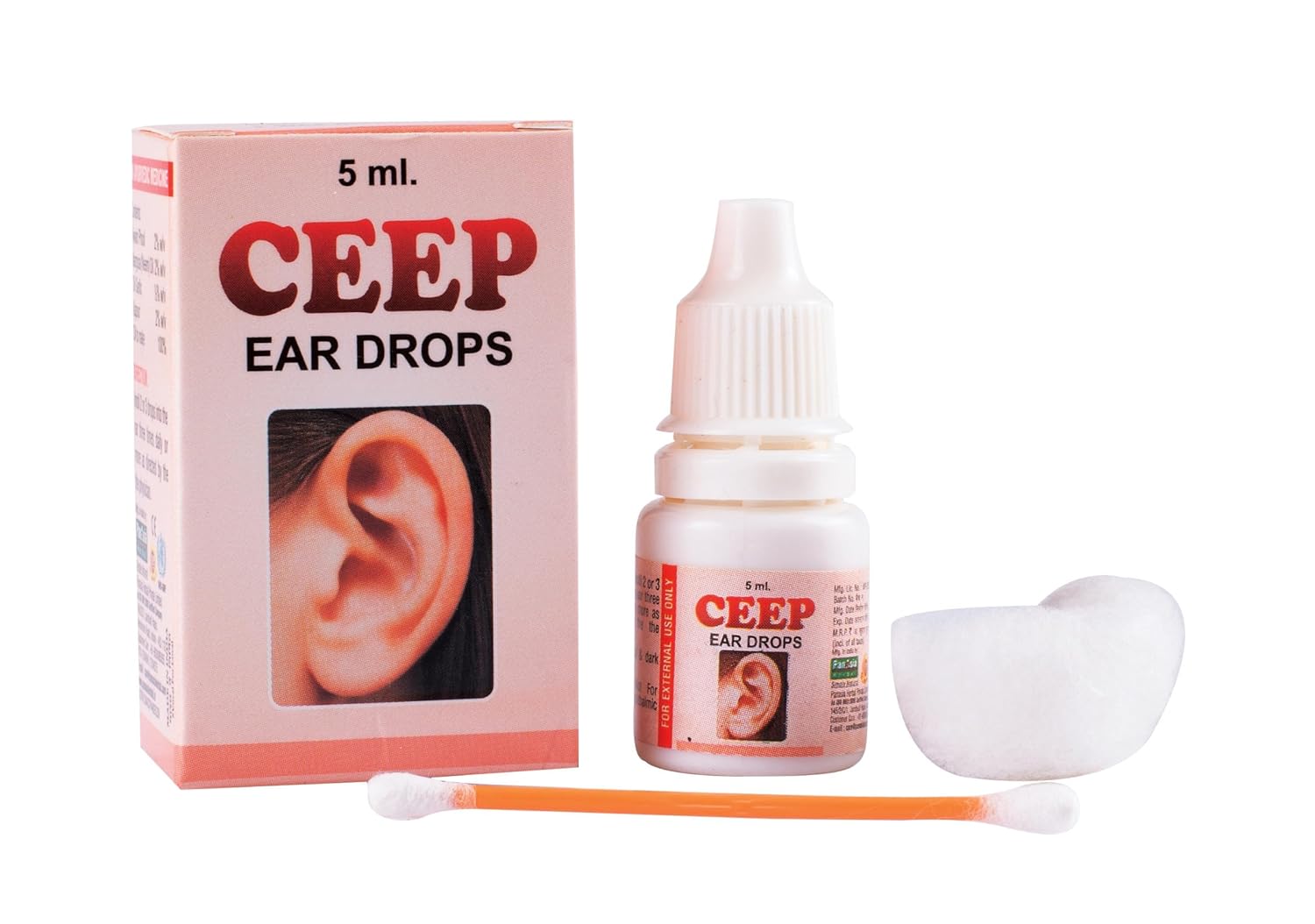 Buy Dr. Veda's Ceep Ayurvedic Ear Drops 5ml Pack of 2 Online at Low