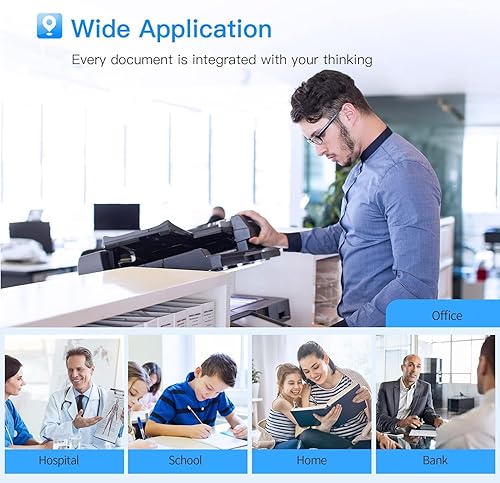 Miniatura 6 de LxTek Repuesto para calculadora de carrete doble universal GR24 con Nukote BR80c, Sharp El 1197 P III, Porelon 11216, Dataproducts R3027