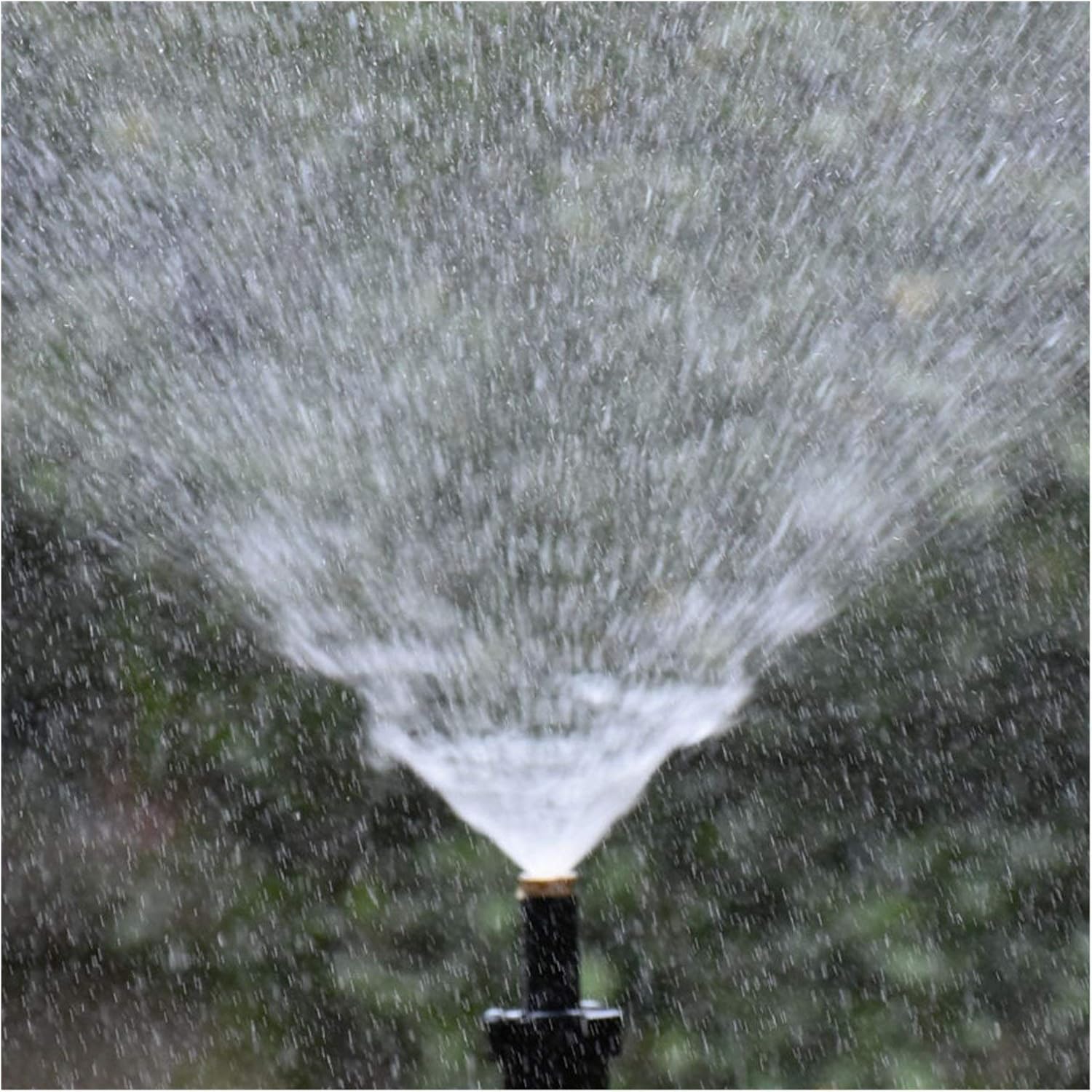 Hose Connector 1/2" Internal Thread Pop-up Sprinkler, Garden Lawn, Sprinkler 360 Degrees, Adjustable Spray Volume, 15 Pc for Garden (Color : 180 Degree)