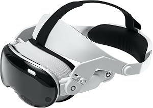 HiBloks Comfort Head Strap for Vision Pro Accessories, Adjustable Elite Strap for Vision Pro Headset Replacement Accessories, Reduce Facial Stress,Soft Cushion Lightweight for Apple VR Head Strap