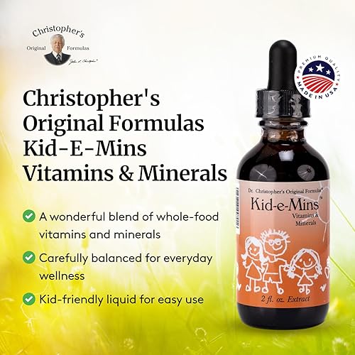 Miniatura 4 de Dr. Christopher Kid-e-Mins Vitamin's and Minerals Líquido de 2 oz