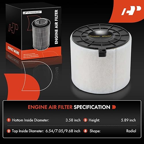 Miniatura 2 de A-Premium Filtro de aire de motor compatible con Audi RS5RS5 SportbackSQ5 Sportback 2021-2023, S4S5 2019-2023, S5 Sportback 2018-2023, SQ5