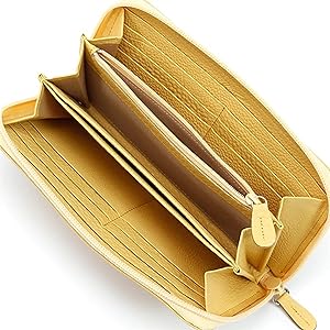 Amazon | [キタムラ] 長財布 YH0208 レディース イエロー [黄色