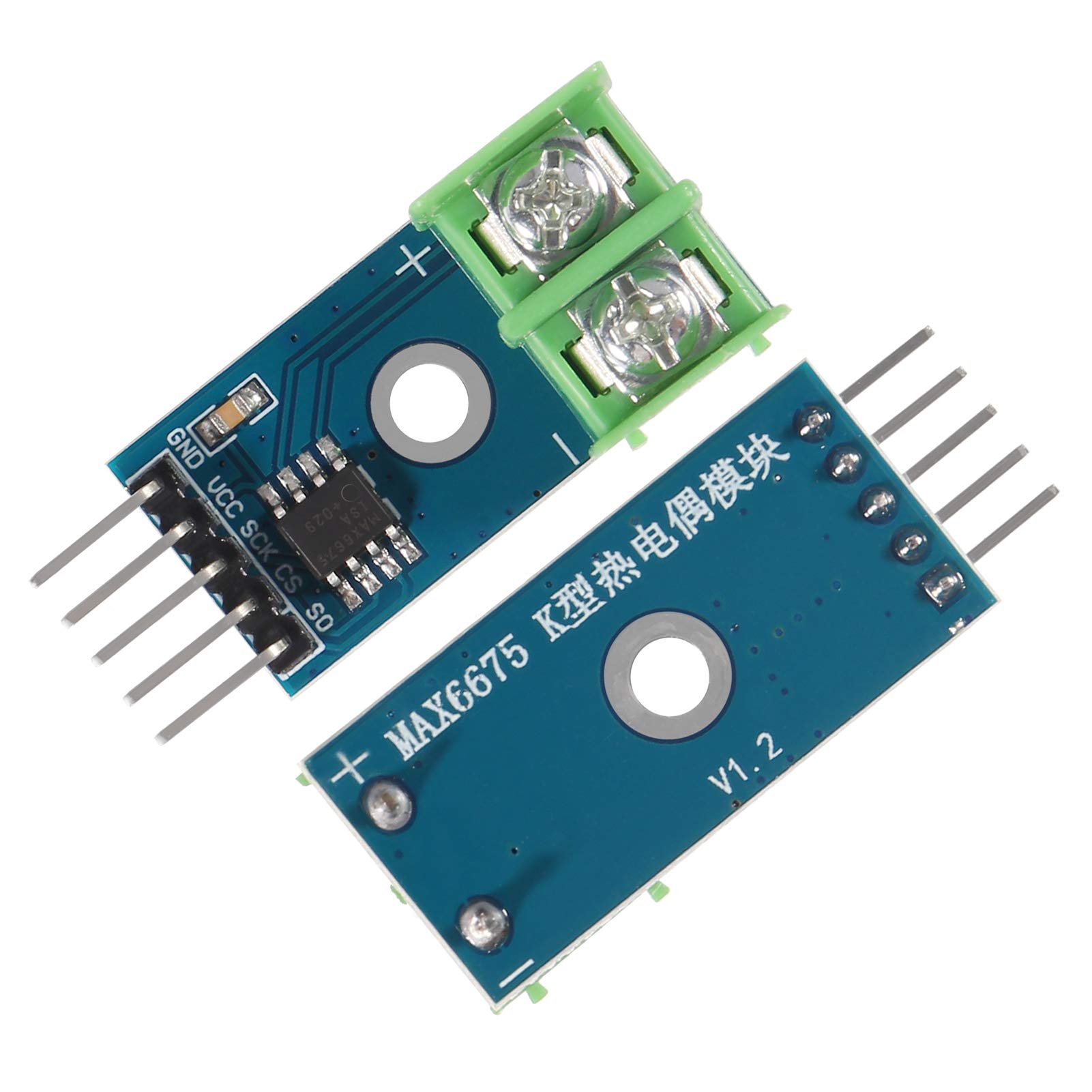 Module Max6675 Set Snapklik.com : 3 Sets DC 5V MAX6675 Module + K Type Thermocouple ...
