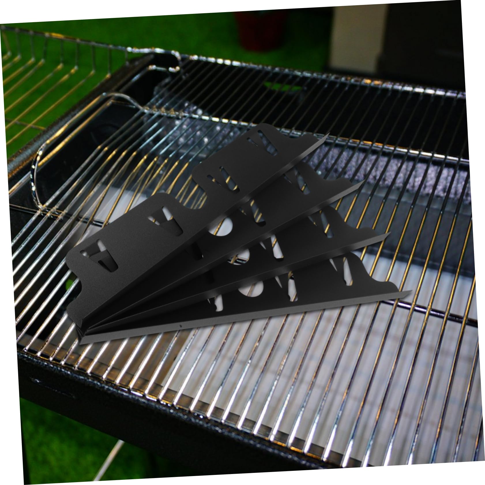 Abaodam Cache Plaque Électrique 16cm en Fer Noir, Kit de Garniture de Table de Cuisson pour Protéger les Espaces Entre Four et Poêle, Design Élégant et Facile à Nettoyer Cuisine