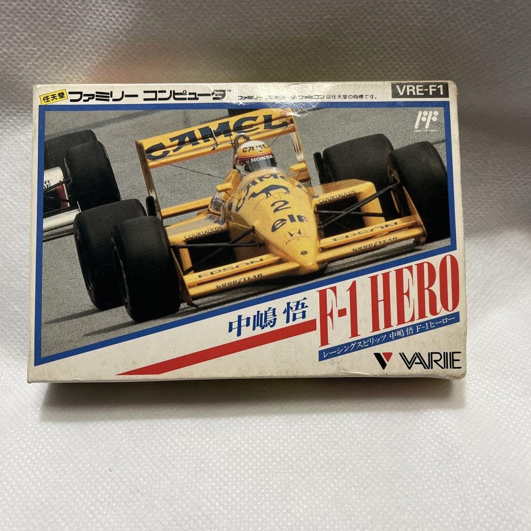 Amazon.co.jp: 中嶋悟F1 HERO ファミコン用ソフト 箱、プラケース