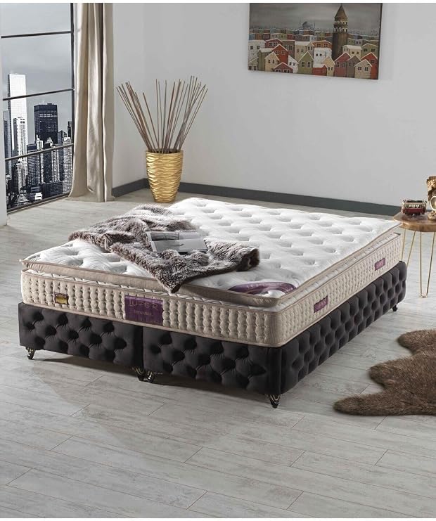 LUPER Istanbul Luxuria Pad Ultra Orthopedic Spring Mattress WHITE 120 x 200