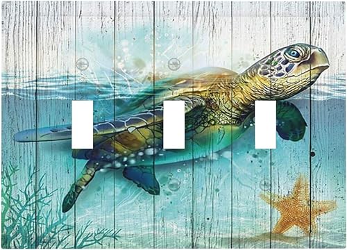 Miniatura 91 de Cubiertas de Interruptor de Luz de 1 Gang Medieval Abstracto Moderno Luna Estrellado Gran Ola Toggle Simple Placa de Pared Cubierta Decorativa de