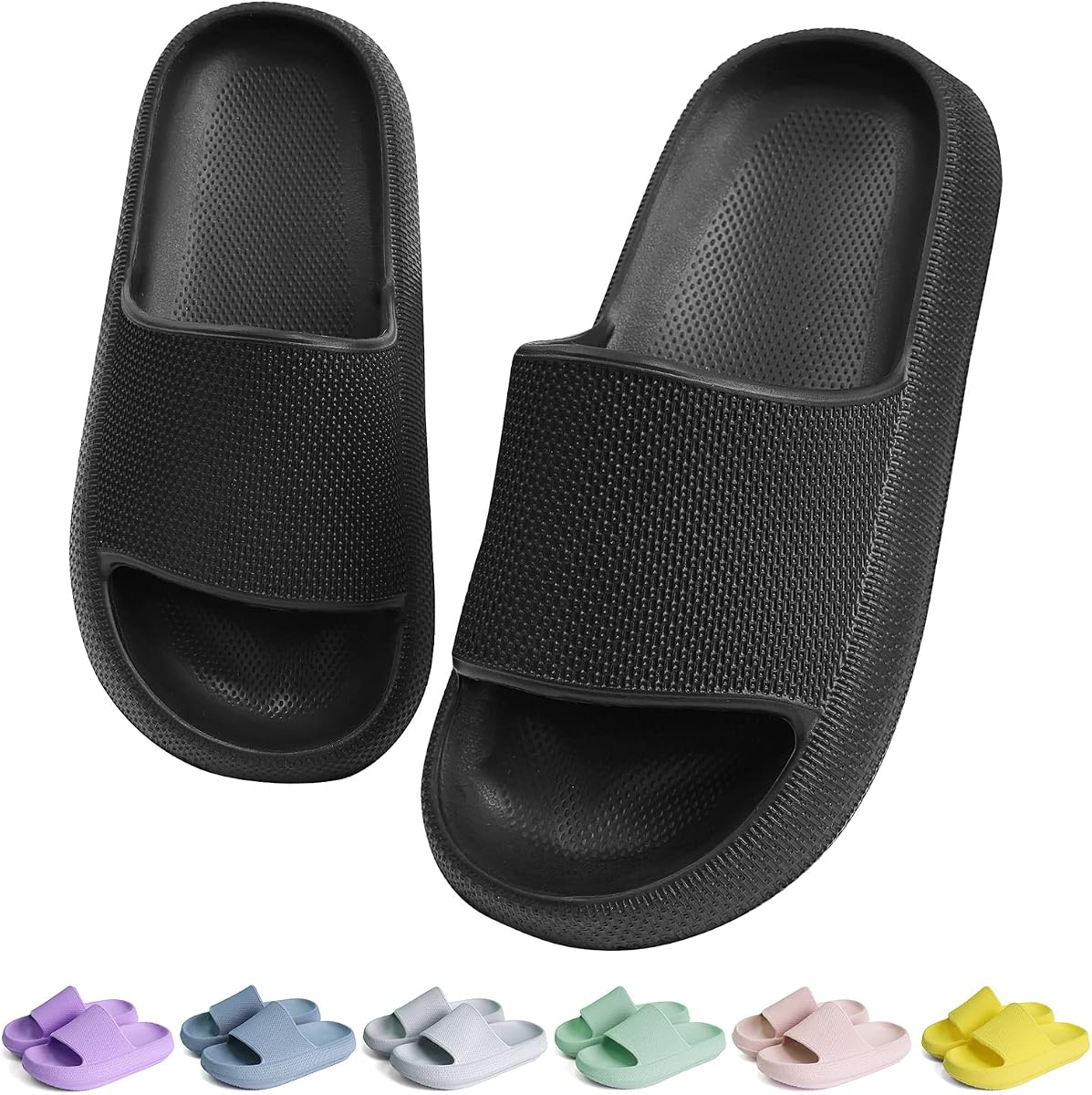KOUECI Niños Nube Diapositivas Niños Niñas Ducha Zapatillas Resbalones Sandalias Diapositivas Antideslizantes Verano Playa Piscina Zapatos
