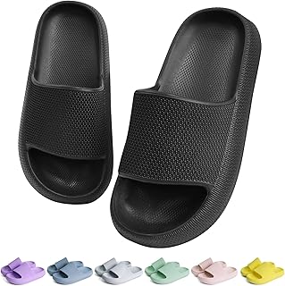 Kids Cloud Slides Boys Girls Shower Slippers Slip on Slide Sandals Non-slip Summer Beach Pool Shoes