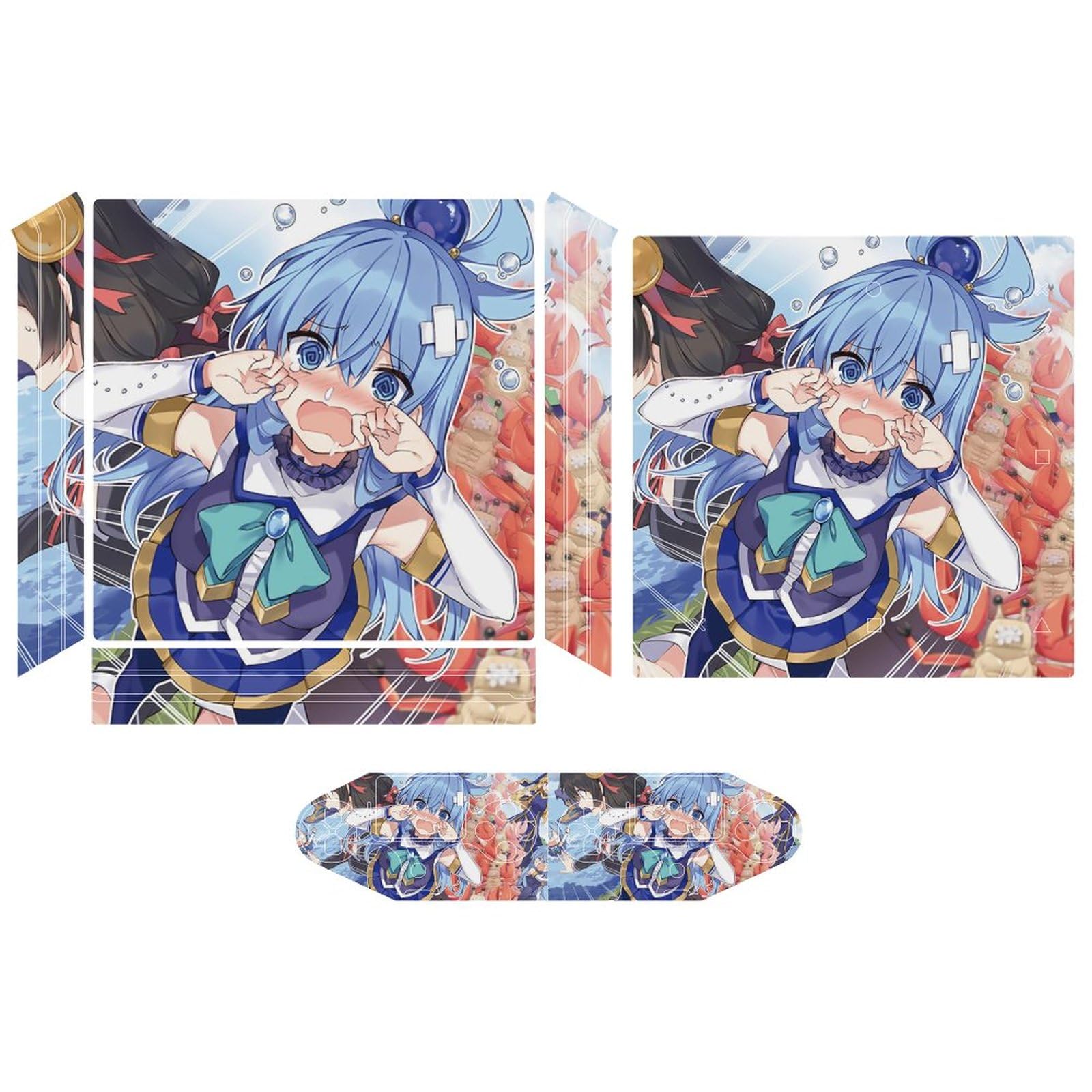 Amazon.co.jp: for PS4 Pro スキンシール セット この素晴らしい世界に 