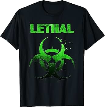 Amazon.com: Lethal Biohazard Symbol T-shirt : Clothing