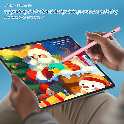 Miniatura 8 de Lápiz óptico para iPad con diseño sensible a la inclinación y magnético lápiz digital compatible con modelos 2018 y posteriores Apple iPad Pro de