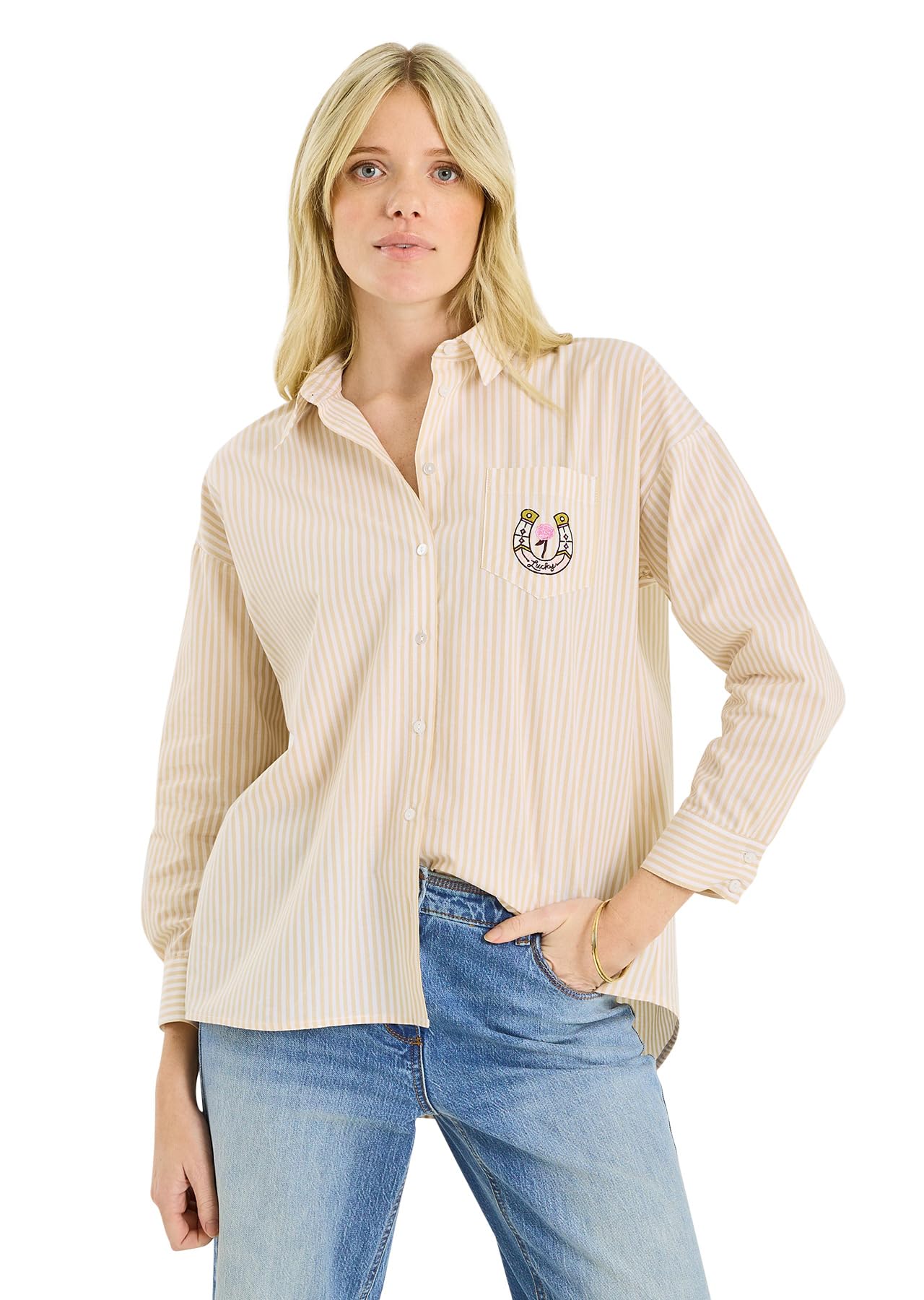 Chemisier Fantaisie Grain De Malice - Taille 44 - Multicolore Sans Manches