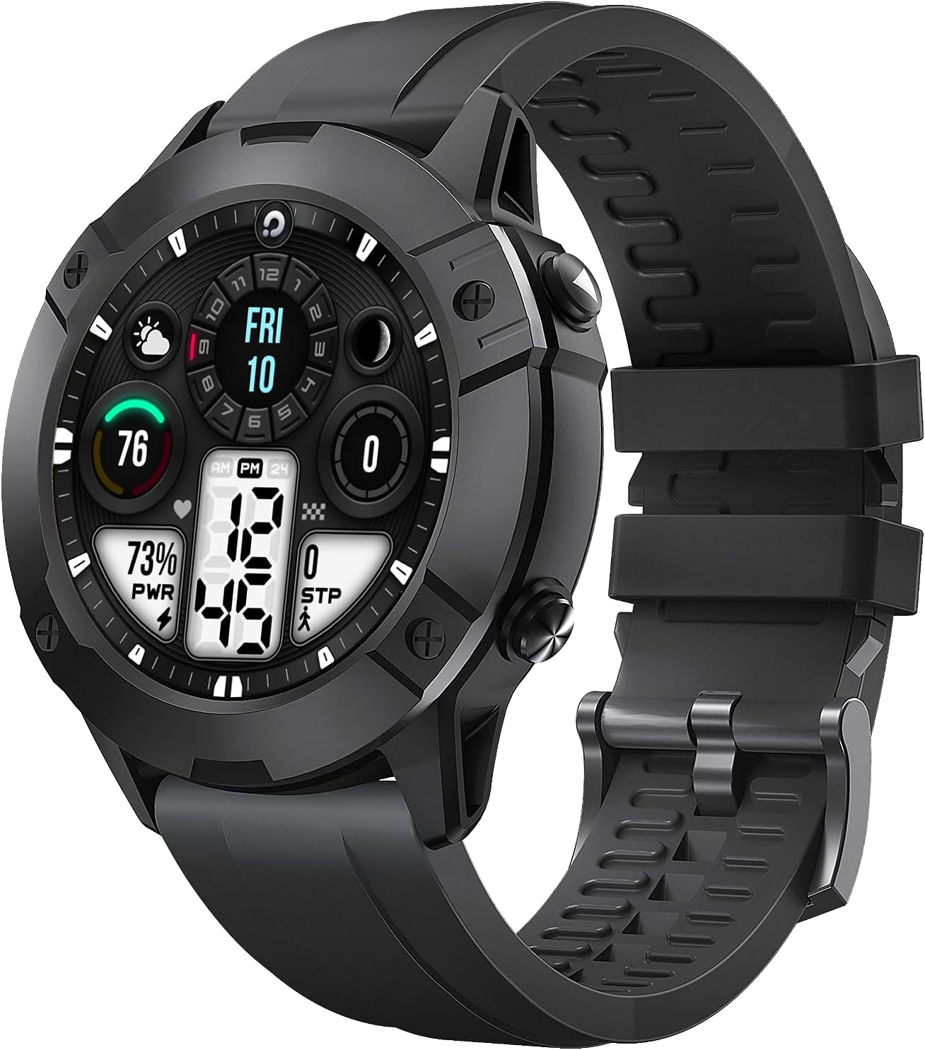 CUBOT N1 Smartwatch Men's Fitness Watch, 450 mAh Battery Watch, 1.3 Inch  Touch Colour Display, 5 ATM Waterproof Sports Watch, Fitness Tracker,  Android + iOS 9.0+, Smart Watch Black : Amazon.de: Electronics \u0026 Photo