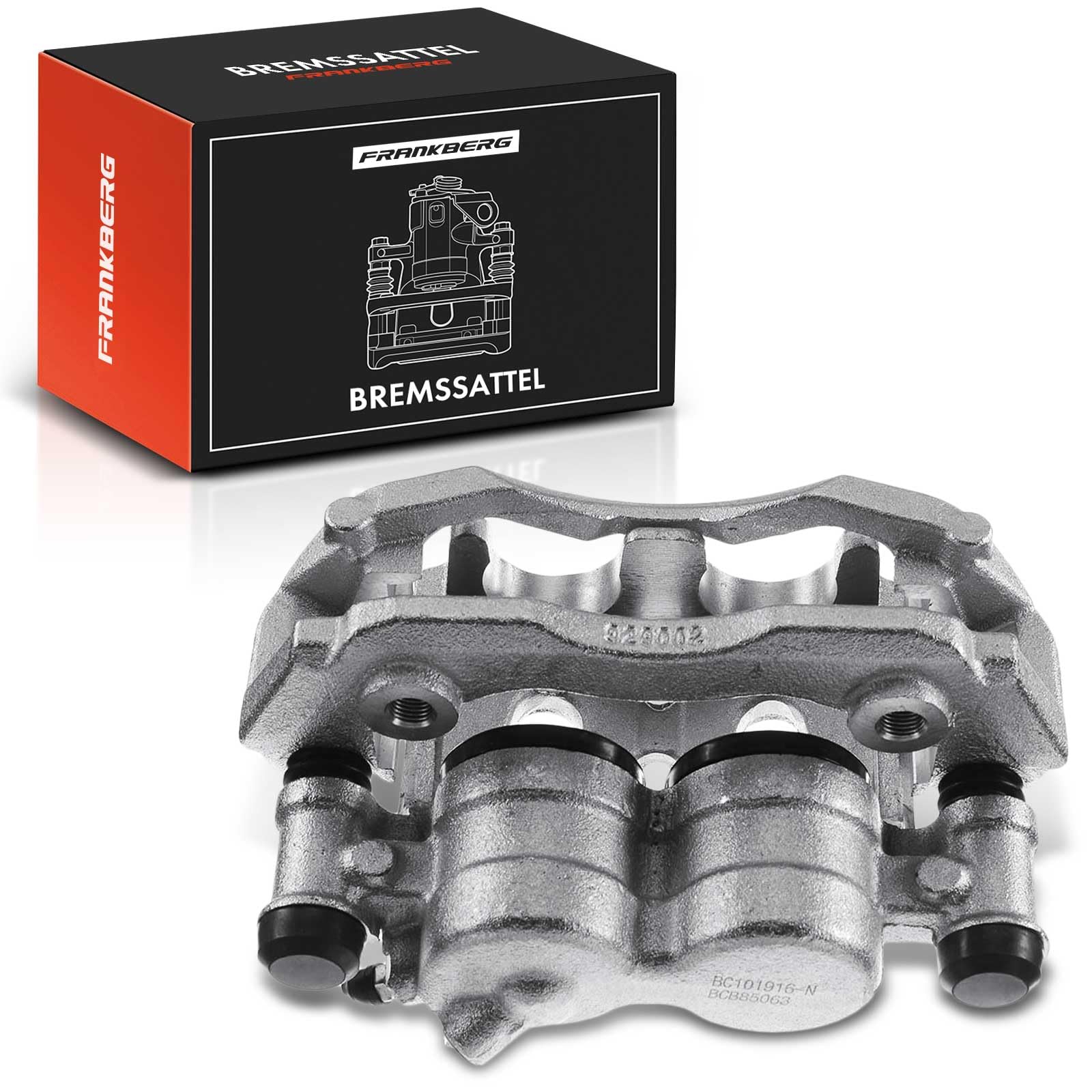 Frankberg Bremssattel Bremszange Vorne Links mit Halter (Lochabstand Halterung 140mm) Kompatibel mit Sprinter 3,5-T Sprinter 3-T Crafte.r 30-35 Crafte.r 30-50 Replace# 2E0615105B