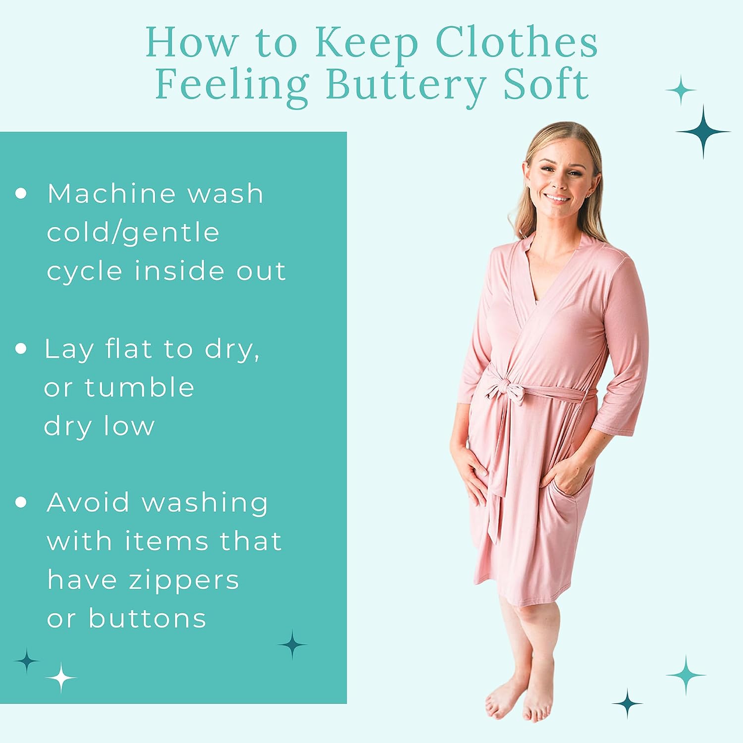 Posh Peanut Maternity Robe for Hospital Delivery - Soft Viscose from Bamboo Postpartum Robe for Women Nursing & Lounging
