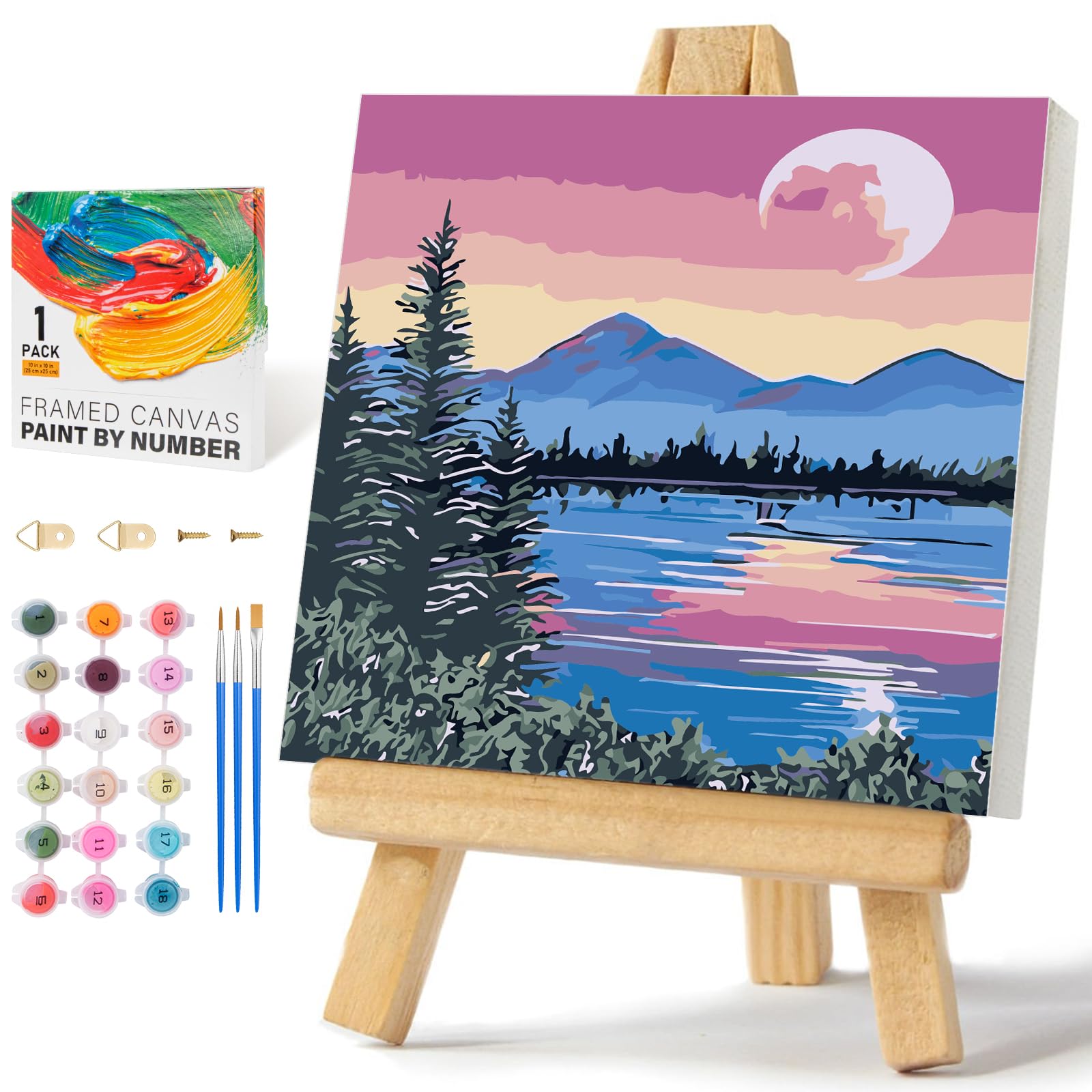 Sunflower Paint by Numbers Kit - Easy Adult Art -15