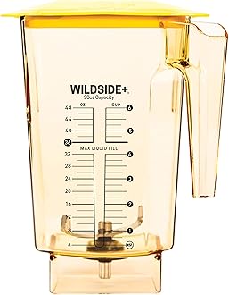 WildSide+, Blender Jar, Commercial Grade, Hard Lid, Yellow