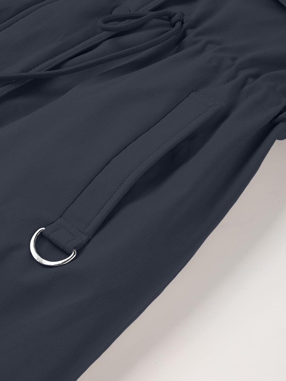 Bellivera Women's Plus Size Parka Jacket Long Winter Warm Hooded Zipper Coat - Image 4