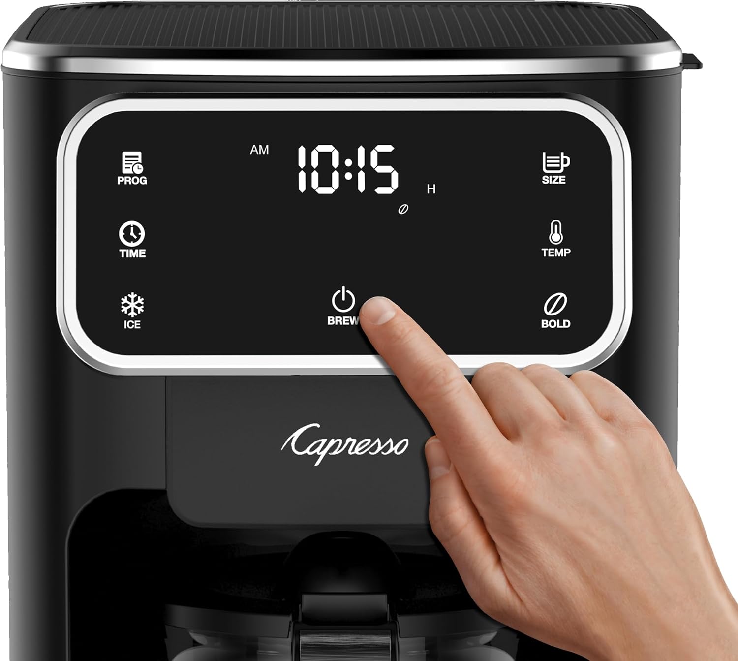 Capresso 12-Cup Touchscreen Coffee Maker with Glass Carafe
