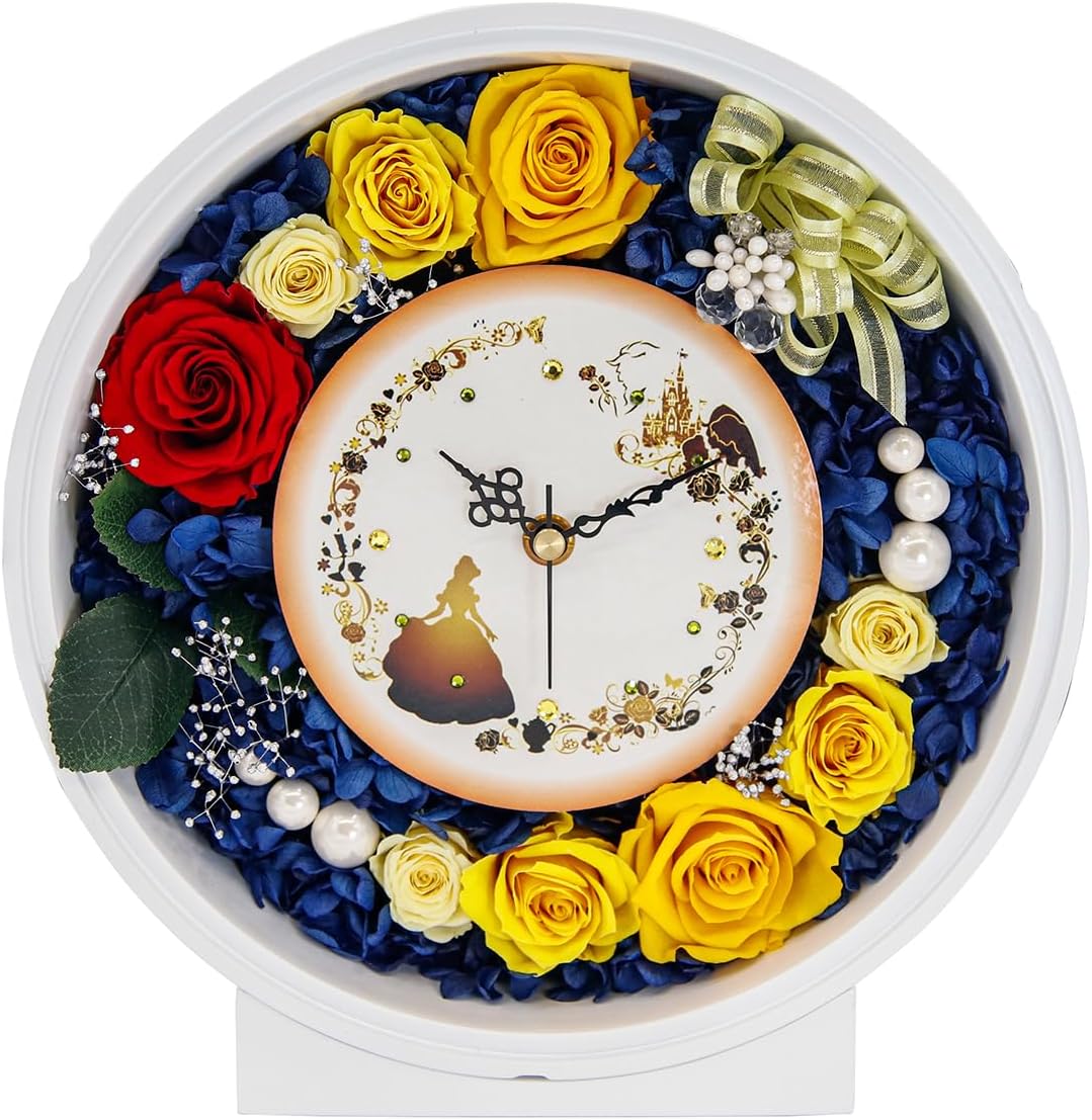 ディズニー☆アリエル　ハワイアン　プルメリア　壁掛け時計　インテリア ディズニー☆アリエル ハワイアン プルメリア 壁掛け時計 インテリア