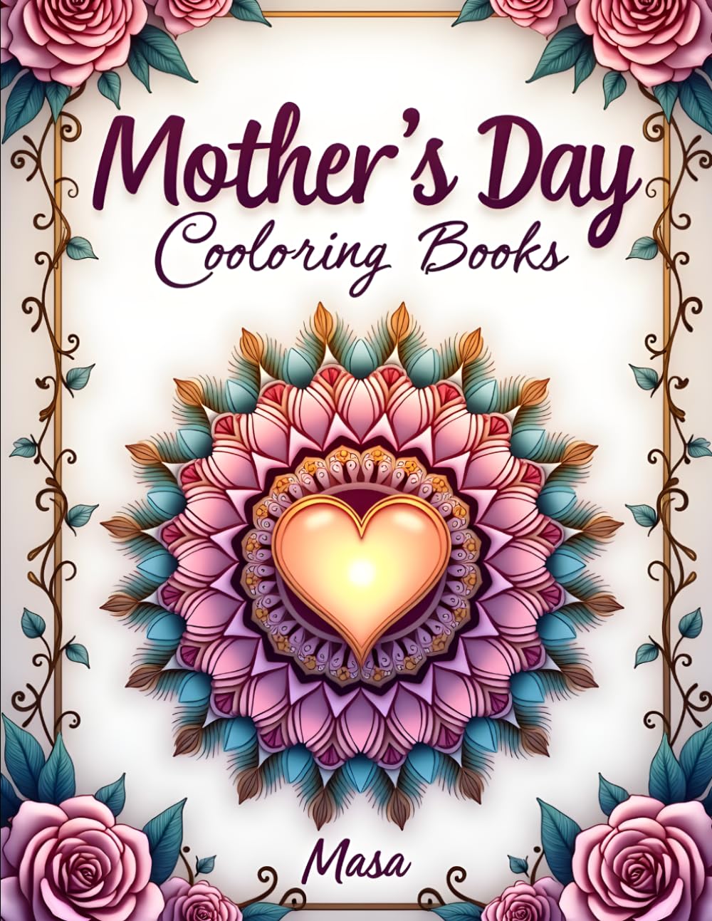 Mother’s Day Mandala Coloring Book for Adults (Ages 16+): A Perfect Gift for Mom with Elegant Mandalas for Relaxation and Creativity