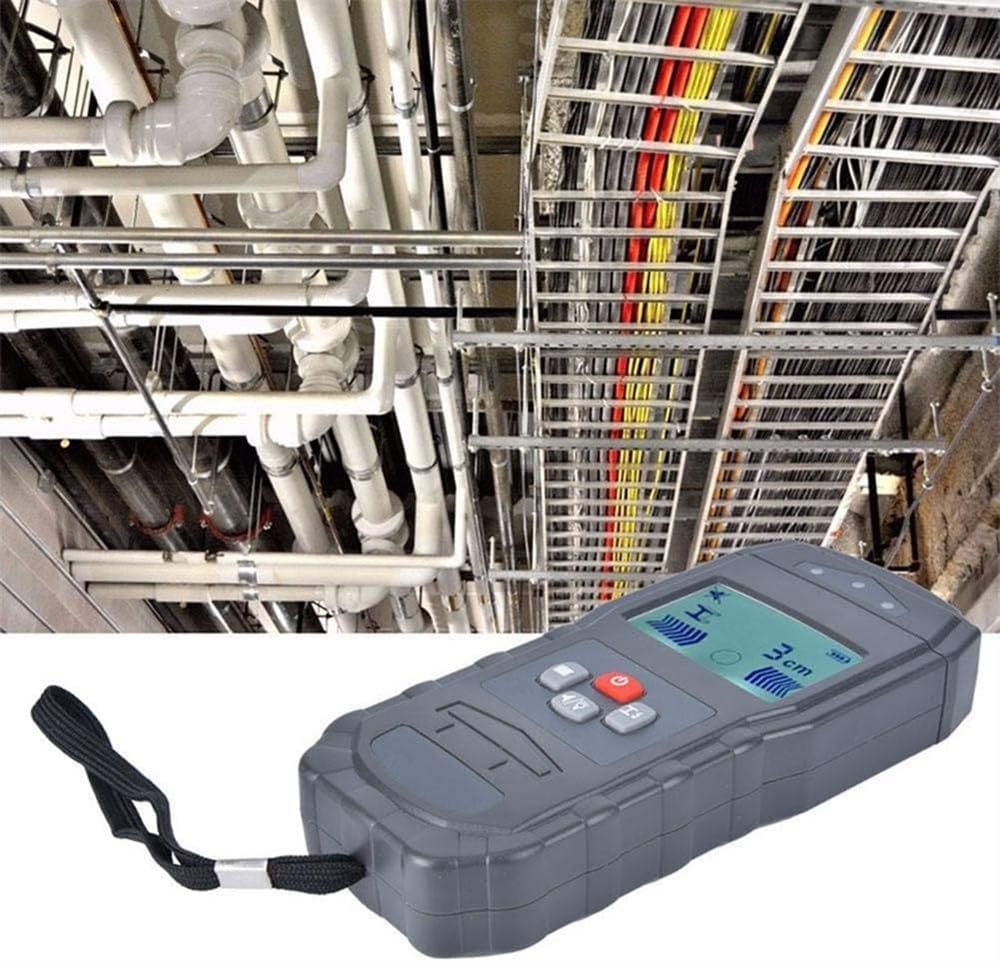 Detector de pared, escáner de pared, buscadores de detectores electrónicos de pared 4 en 1 con advertencia, cuatro modos de escaneo for postes de madera, metal, detección profunda de cables de CA vivo