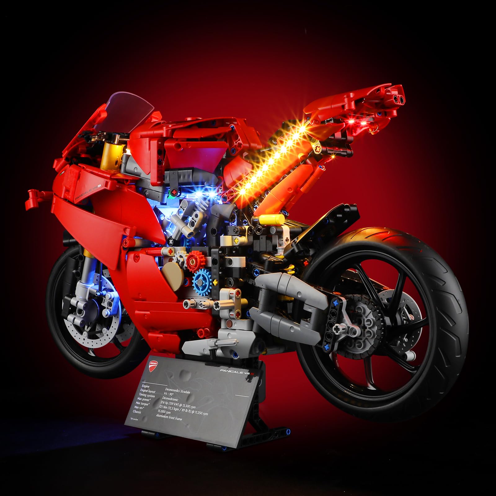 Amazon.co.jp: BOOZUU ライトキット Lego-42202 Ducati Panigale-V4-S