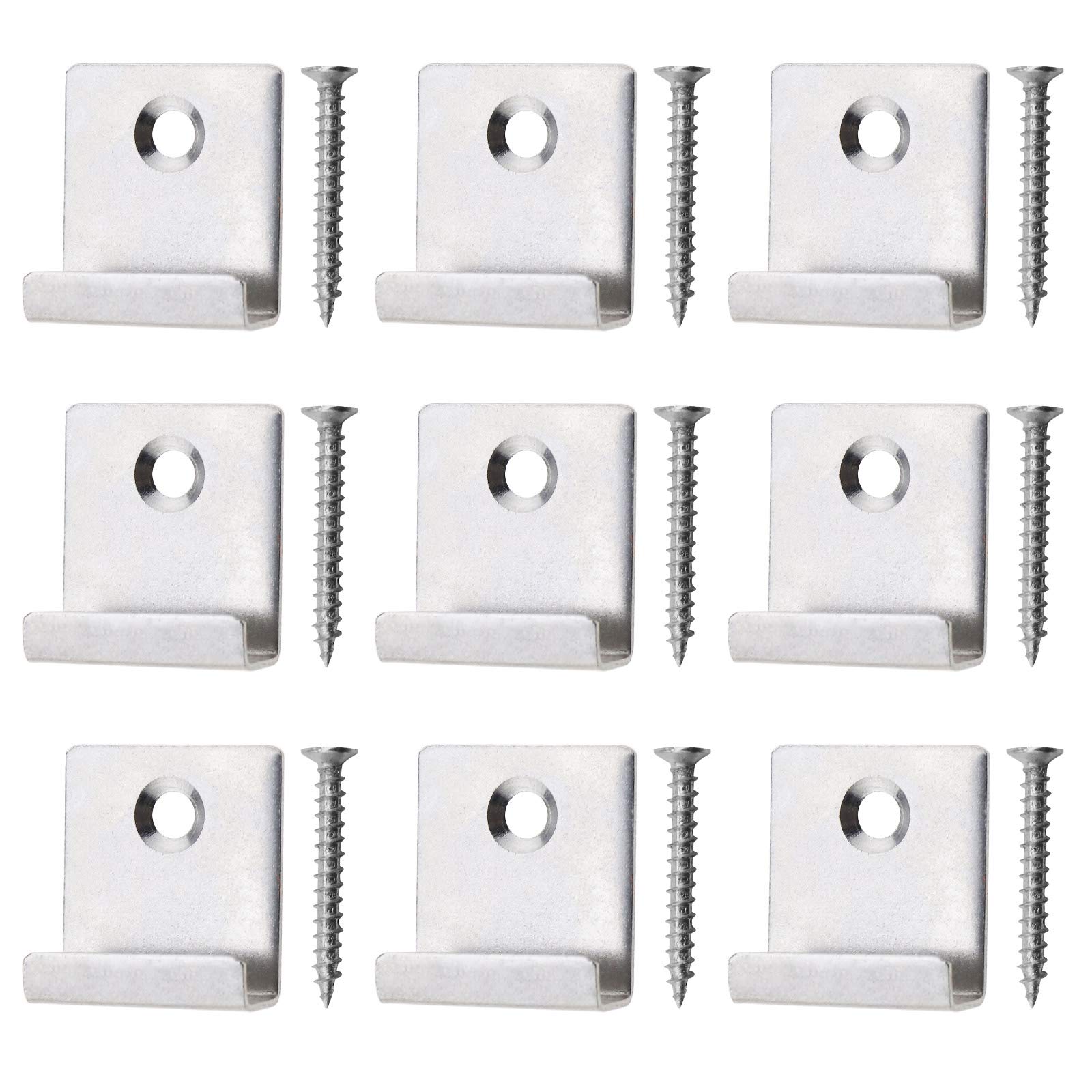 25pcs Clip de Fixation de Démarreur Caché pour Terrasse en Composite avec Vis 8mm