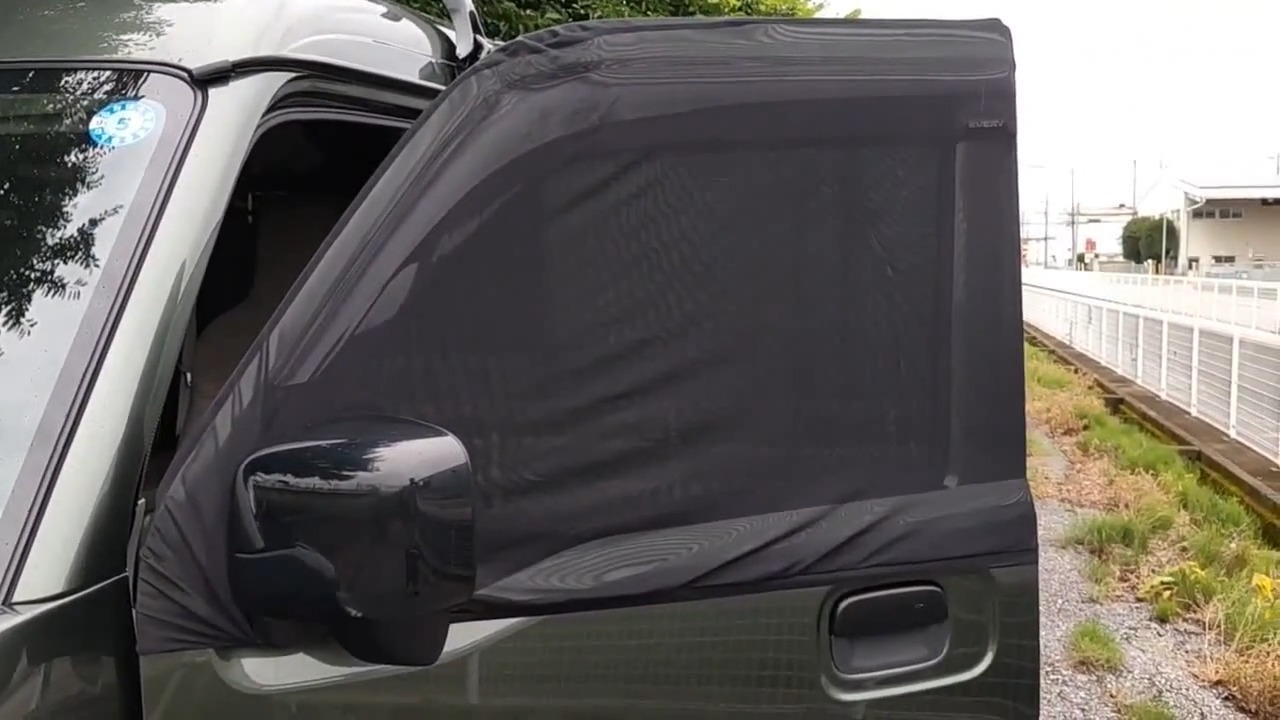 Amazon | エブリイDA17W DA17V用 防虫ネット サンシェード 車用網戸