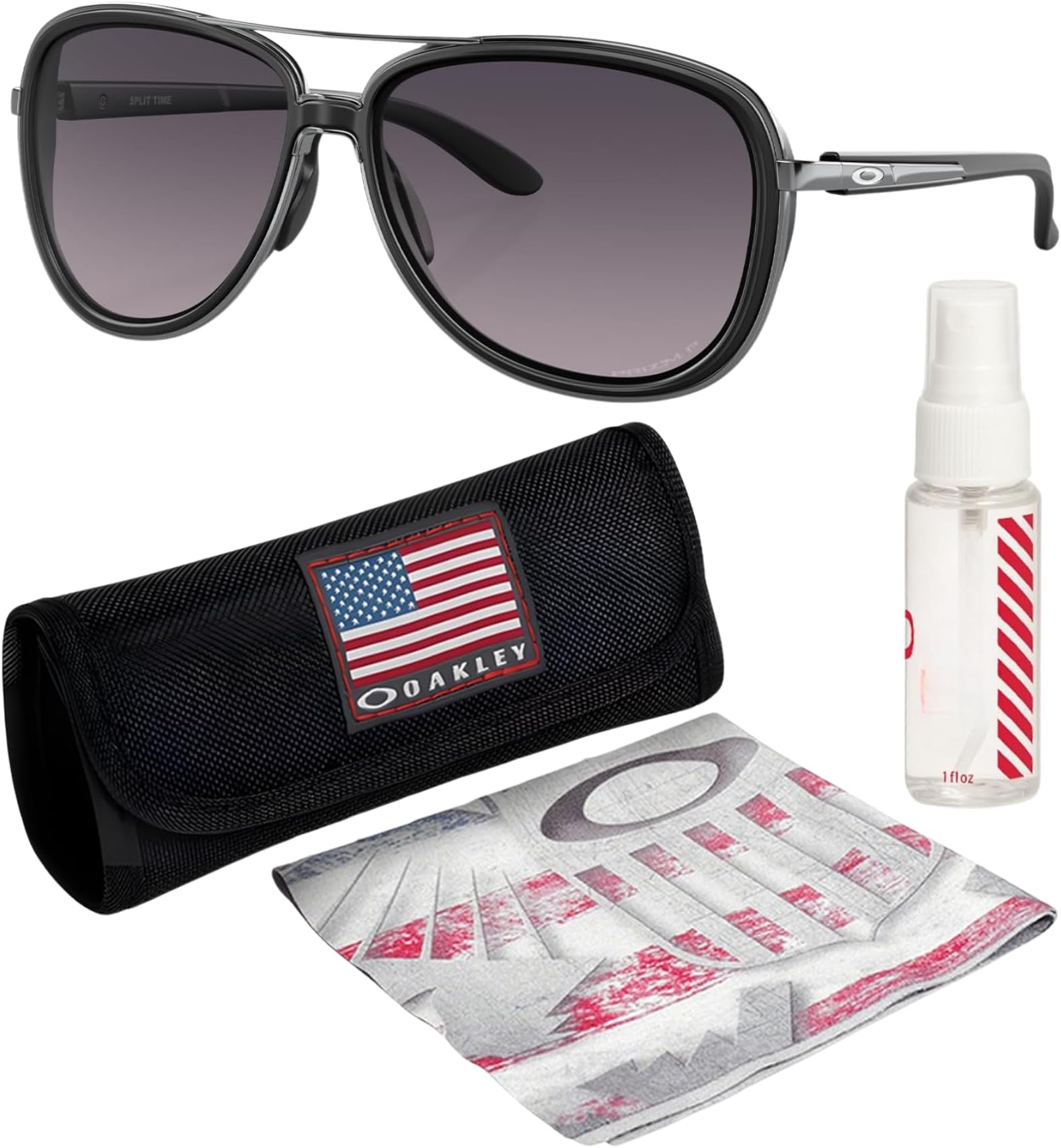 SPLIT TIME OO4129 Pilot Shape Sunglasses With Official Eyewear Kit