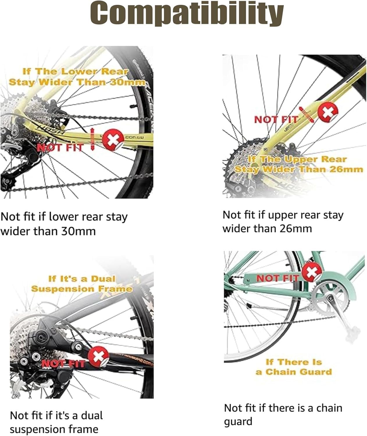 NEWTON Stabilisateur Velo renforce Roue Plastique pour Velo handicape 20-24-26 (Paire