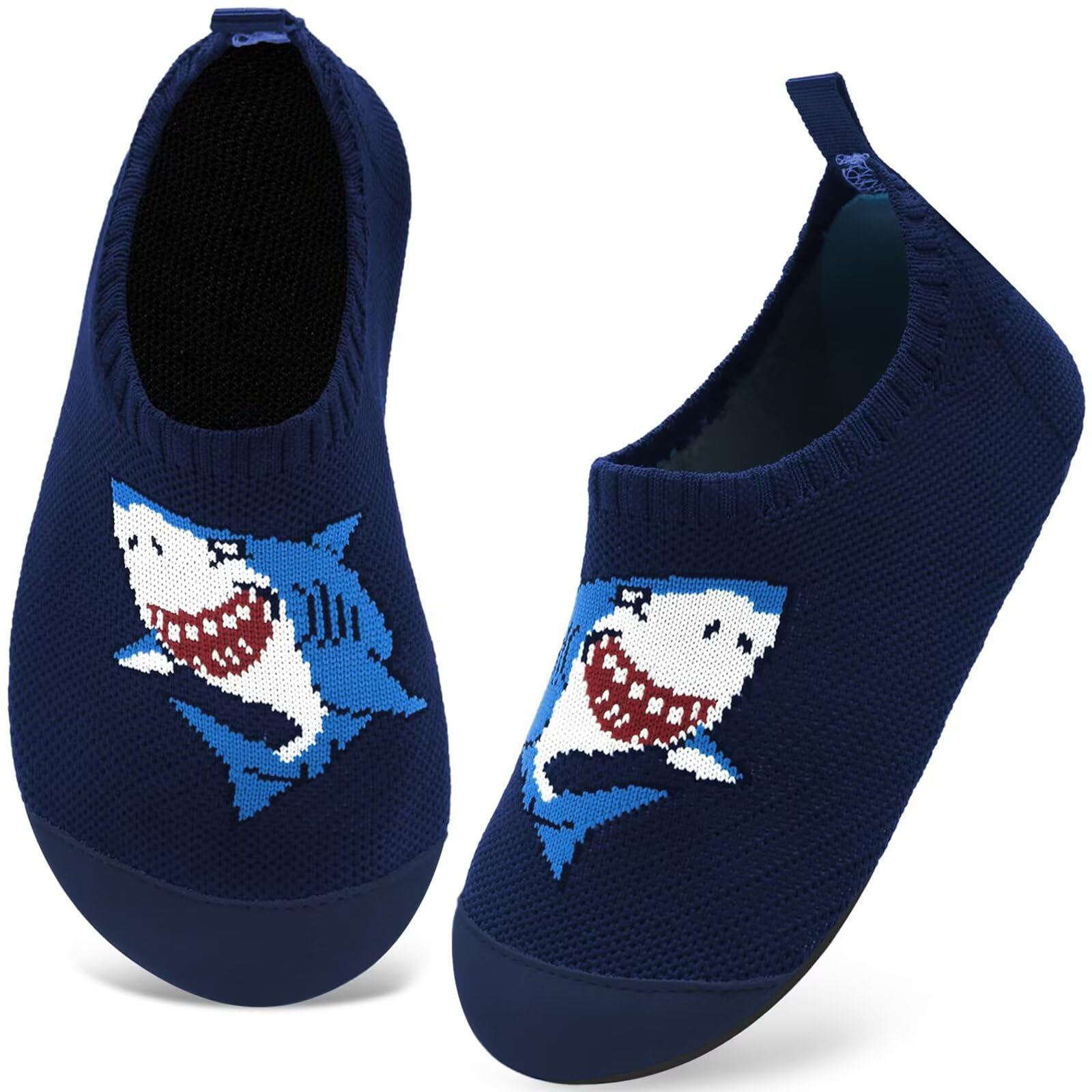 Kyopp Hausschuhe Kinder Junge Mädchen Atmungsaktive Rutschfest Barfussschuhe Turnschläppchen Weich Lauflernschuhe Kleinkinder Slippers