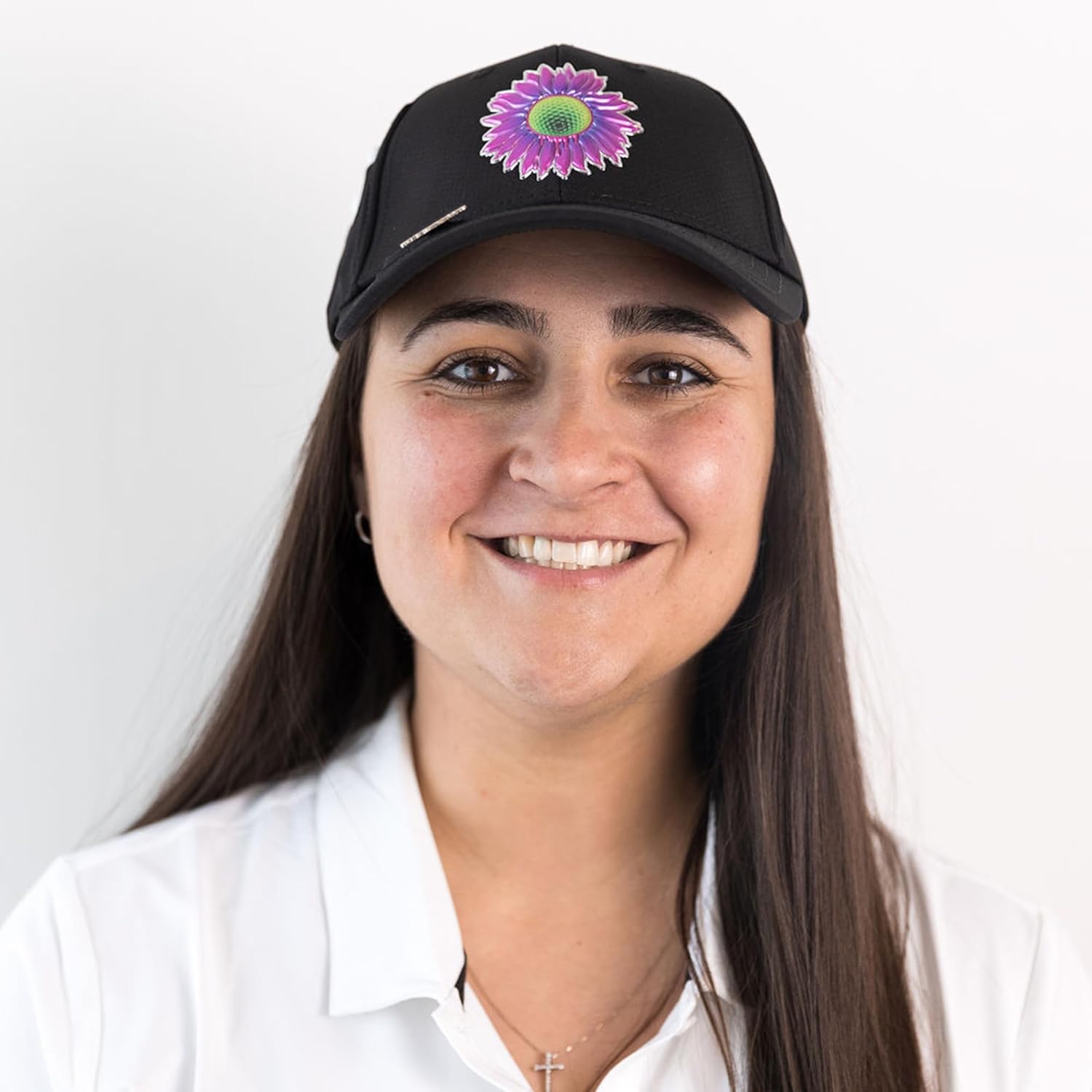 Ladies Adjustable Hats - Tee Holder with Tees & Bill Magnet with Ball Marker - 100% Custom Made - Image 5