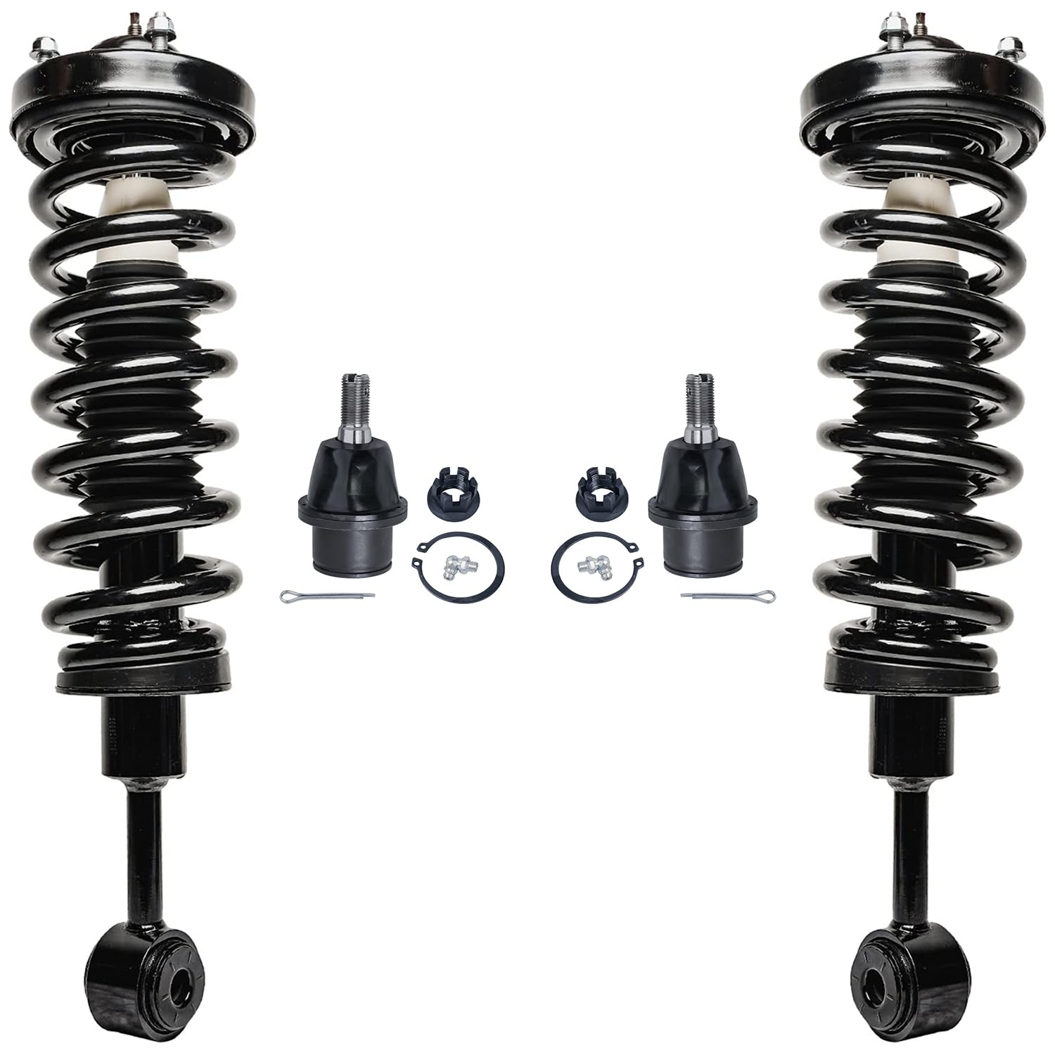 Detroit Axle - 4WD Front Struts Ball Joints for Ford 2004-2008 F-150