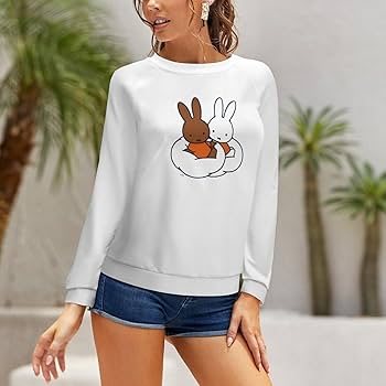 Amazon.co.jp: ミッフィー パーカー 長袖 ゆったり コート 上着