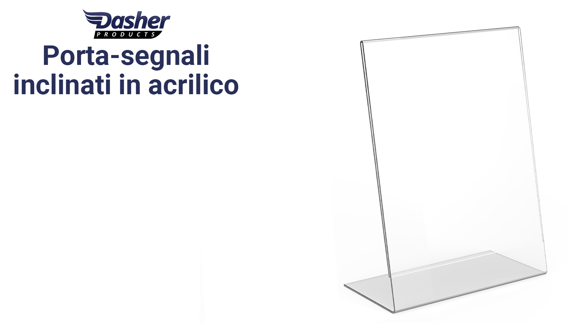 Portacartello In Acrilico A4 Con Retro Angolato | 3 Pezzi | Per Menu, Avvisi O Decorazioni | Casa, Ufficio, Ristorante