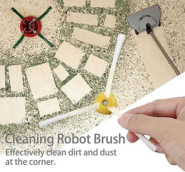Lamkrtlp Cepillos Laterales Compatible con Roomba 500, 600 y 700, Pack De 4 Cepillos de Reemplazo, Kit De Repuestos para Aspiradora Robot2