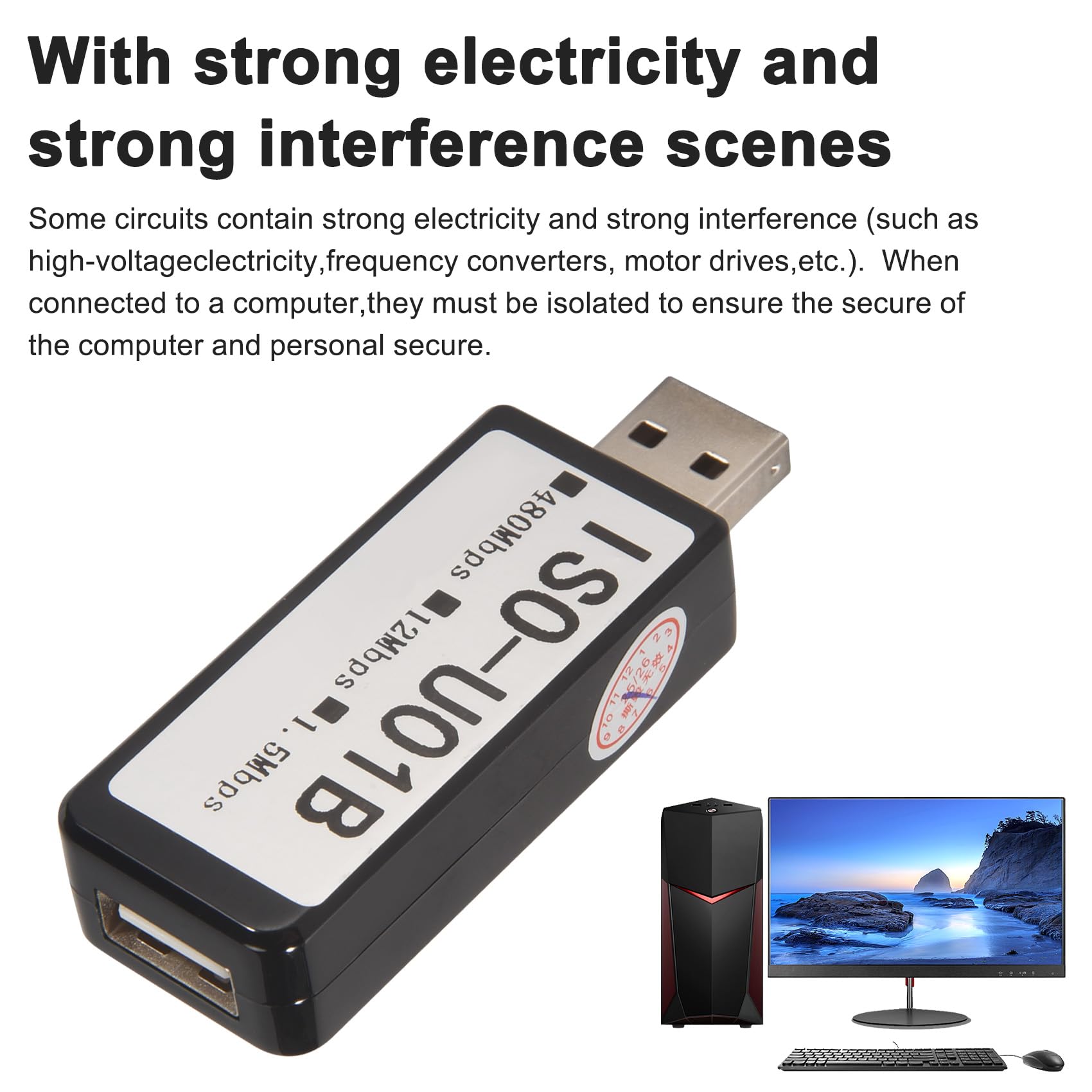 ADuM3165 Isolateur Numérique USB 2.0 480 Mbps USB Haute Vitesse Isolé pour Décodeur Audio Élimination du Courant Filtre Sonore