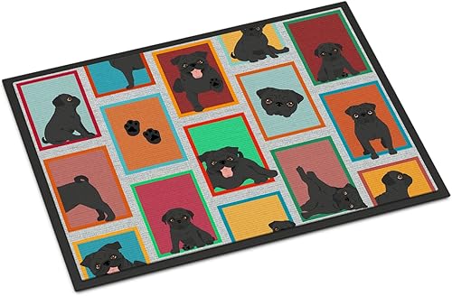 Vista 48 de Caroline's Treasures MLM1087MAT - Felpudo de perro de montaña bernés de 18 x 27 pulgadas, para interiores y exteriores, para entrada, Bernese