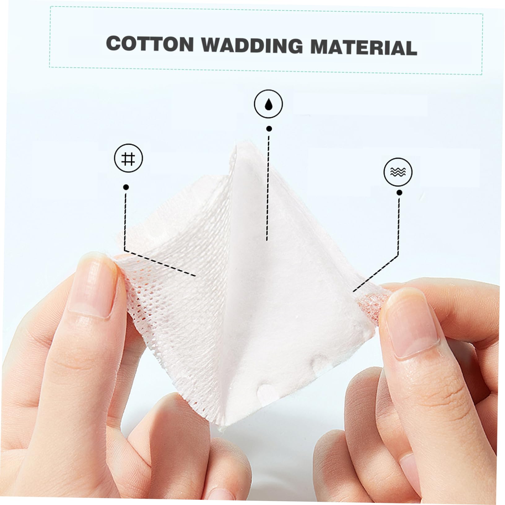 Didiseaon Resurfacing Pads for Face 2000pcs Makeup Remover Pads Non-Woven Fabric Disposable