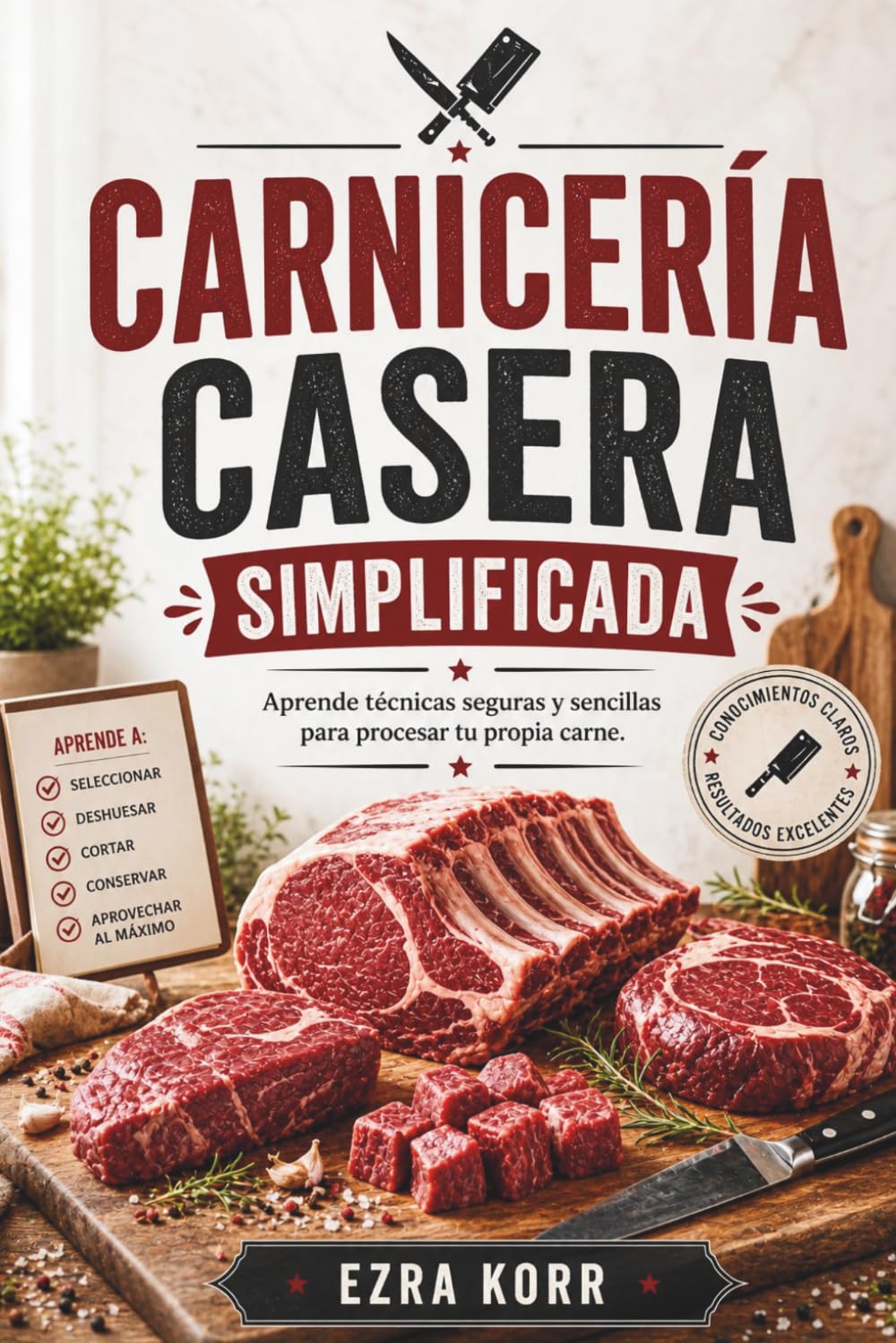 CARNICERÍA CASERA SIMPLIFICADA: Aprende técnicas seguras y sencillas para procesar tu propia carne.