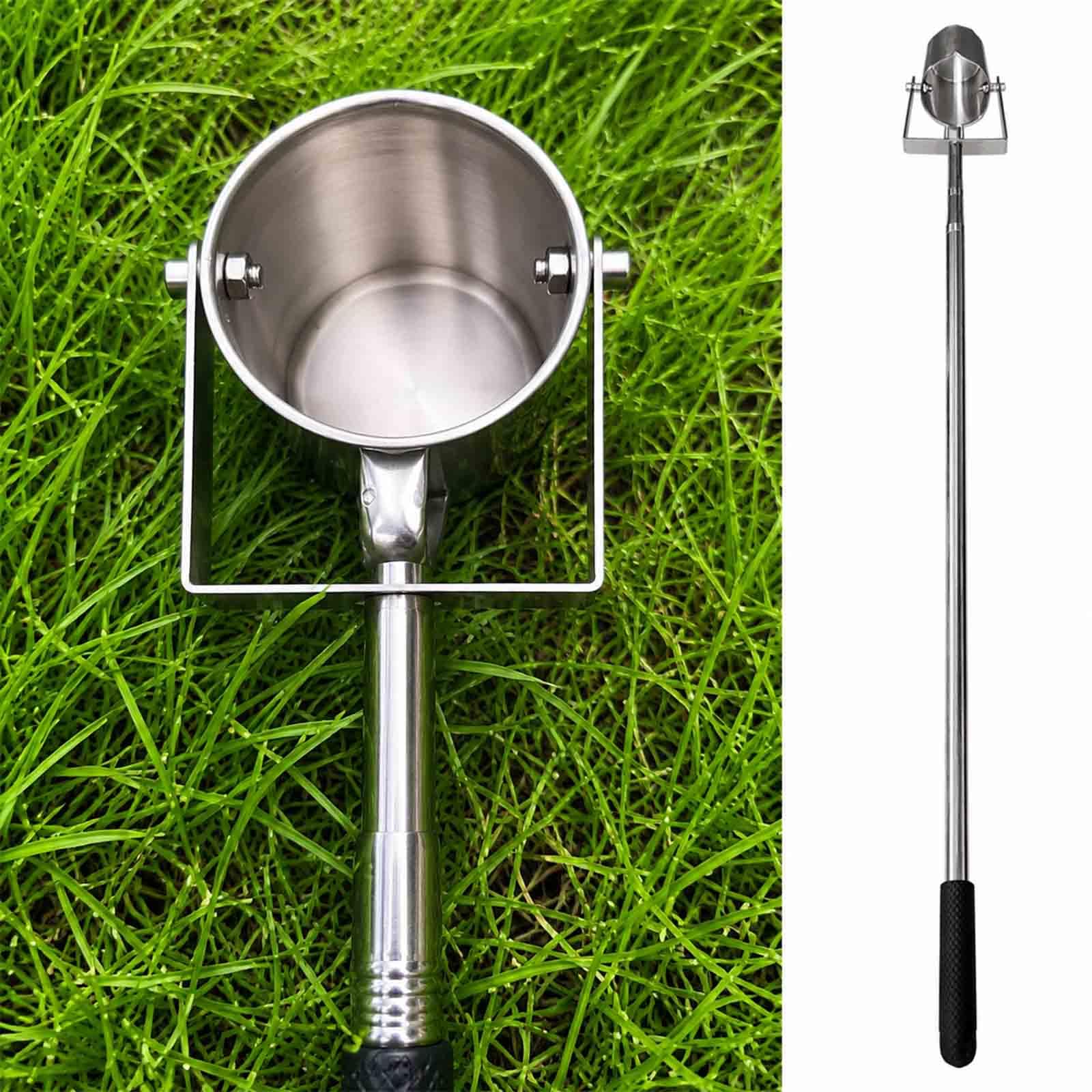 Campionatore d'Acqua in Acciaio Inox 304, becher pendolare con Asta telescopica, mestolo per prelievo qualità Acqua per Fiume Lago Stagno,Non Graduated,2.8~6.6 ft | 1