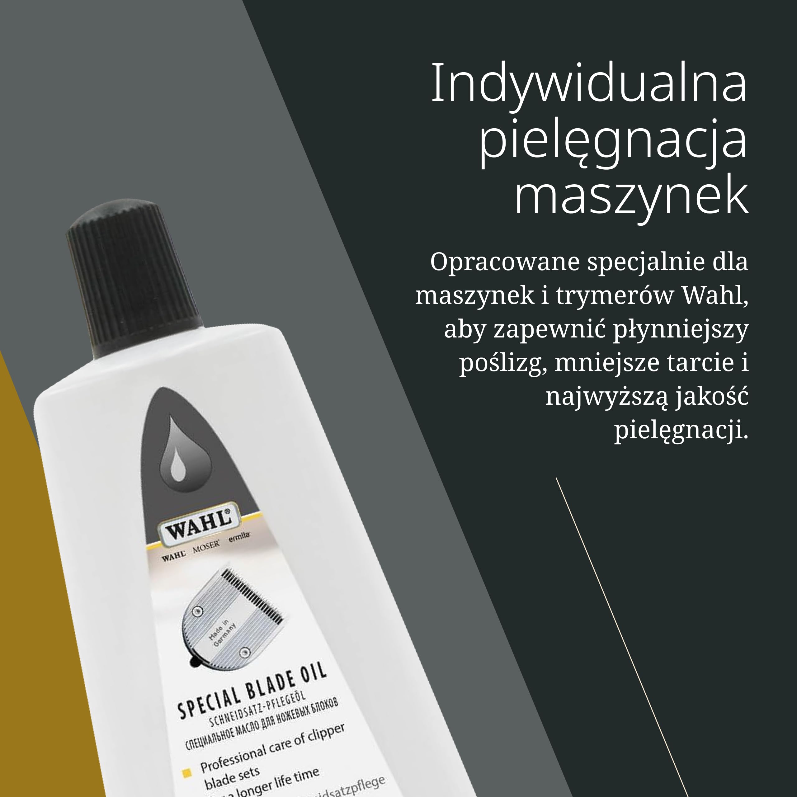 Wahl Special Blade Oil - Olejek do Konserwacji Zestawu Tnącego - Dla Trwałości i Pielęgnacji Ostrza - Do Maszynek do Strzyżenia i Trymerów - 200 ml