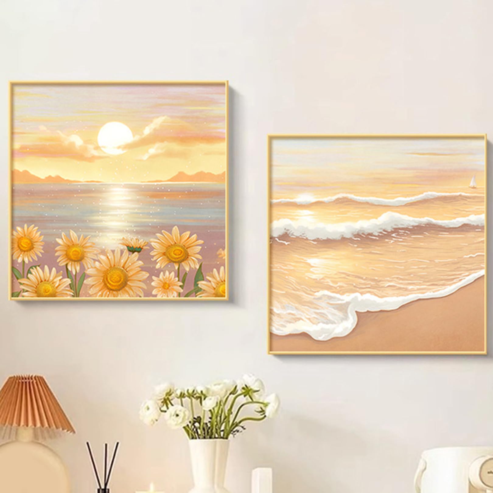 Amazon.co.jp: [XLOYP] アートパネル 風景画 50*50cm 絵画 インテリア