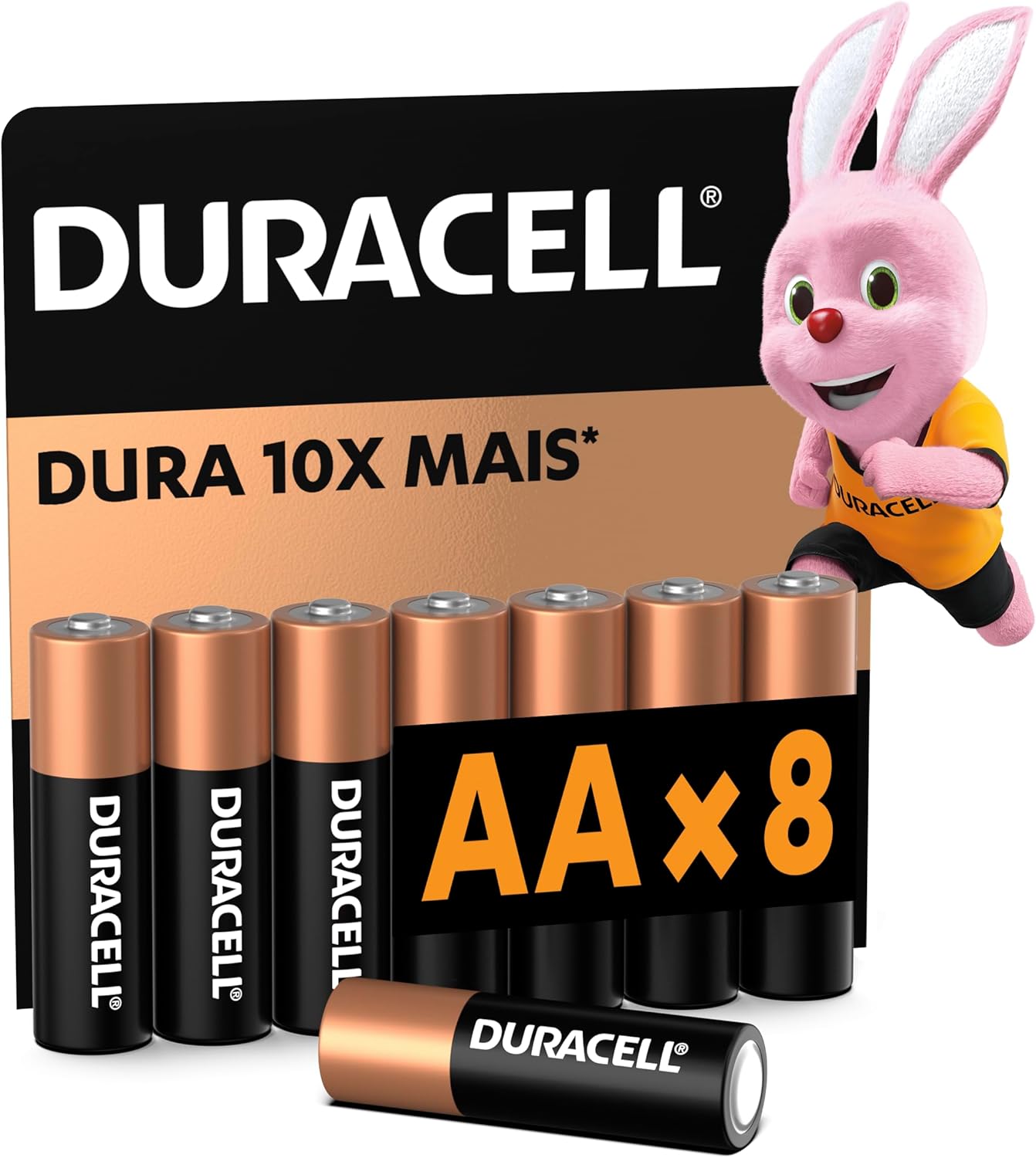 Duracell AA: A Melhor Pilha para Saúde e Cuidados Pessoais 2026 11 Duracell Pilhas Alcalinas AA Pequena Pack 8 Unidades – Dura até 10x Mais – Ideal