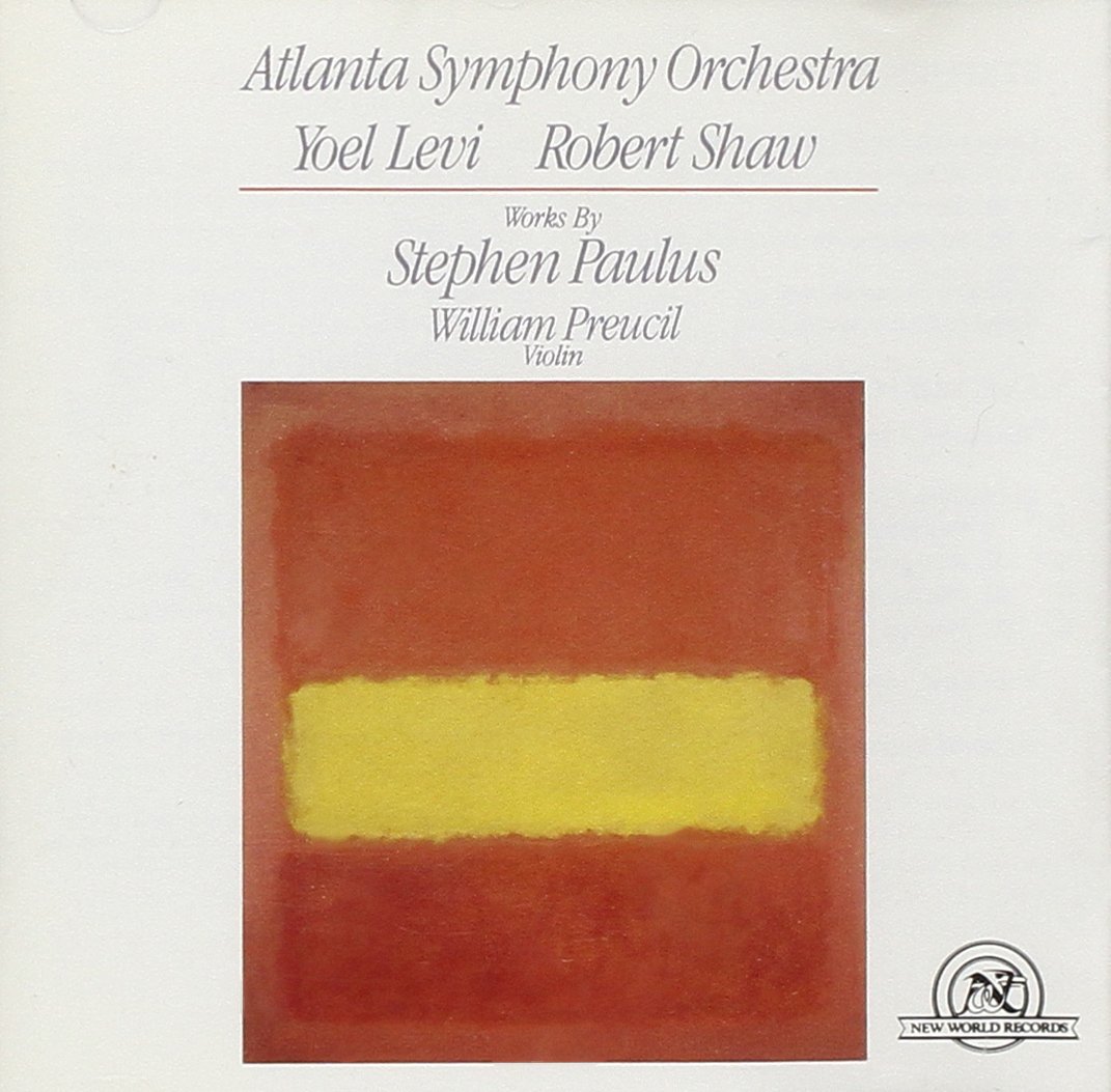 Paulus: Conc. for Violin & Orch, Sym. for Strings