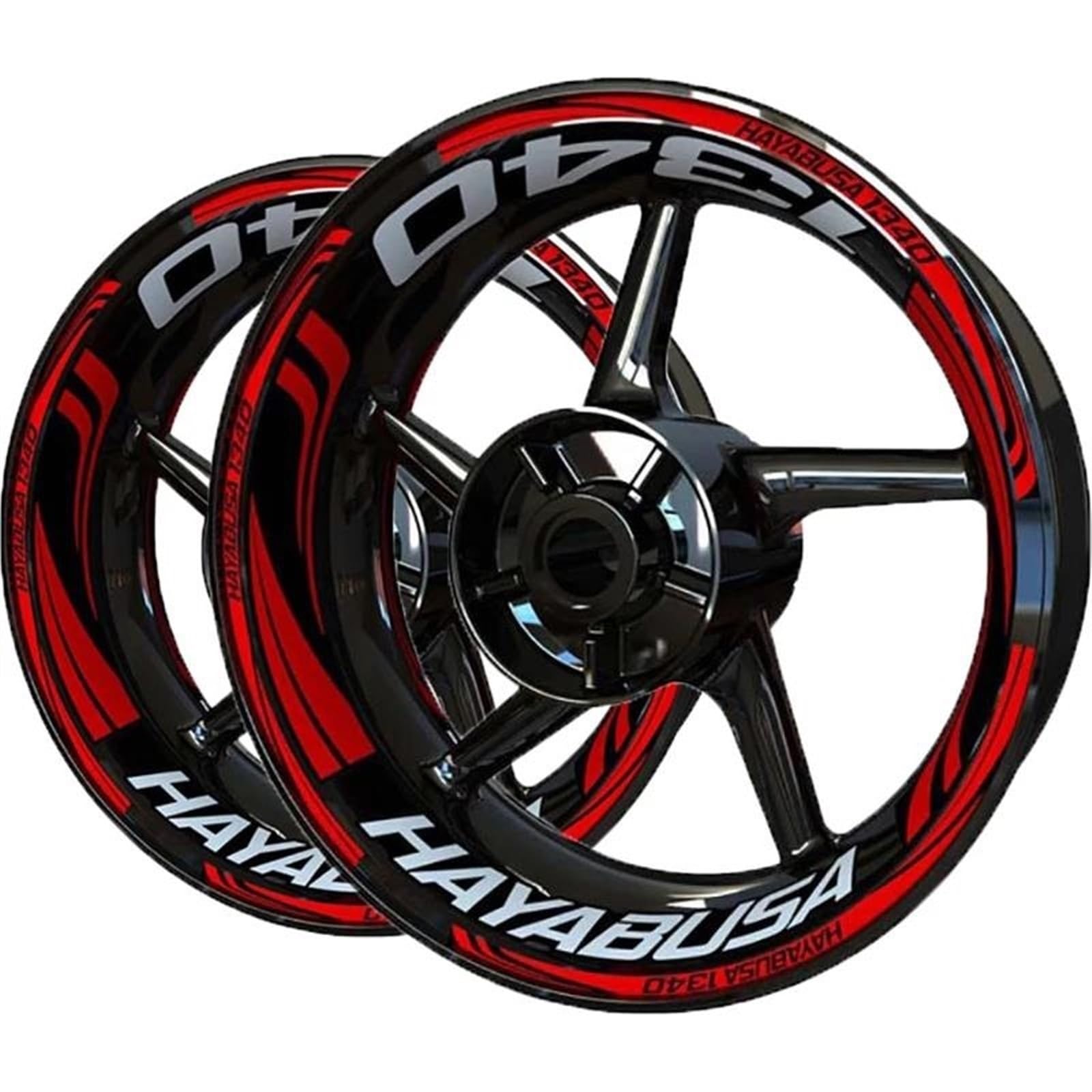 Motorcycle Wheel Decals Sticker Decal Set Accessories for Suzuki for Hayabusa 1340(Color8)